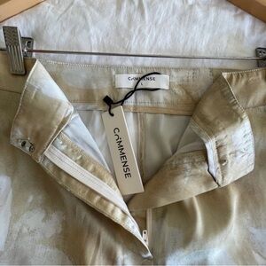 COMMENSE Floral Wide-Leg Pants Large NWT